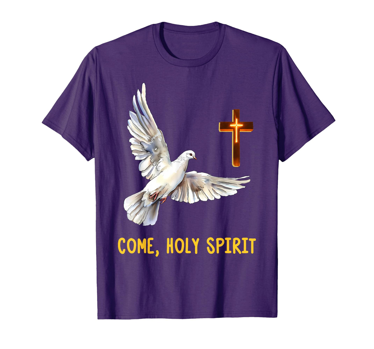 Come, Holy Spirit Cross Dove Christian T-Shirt