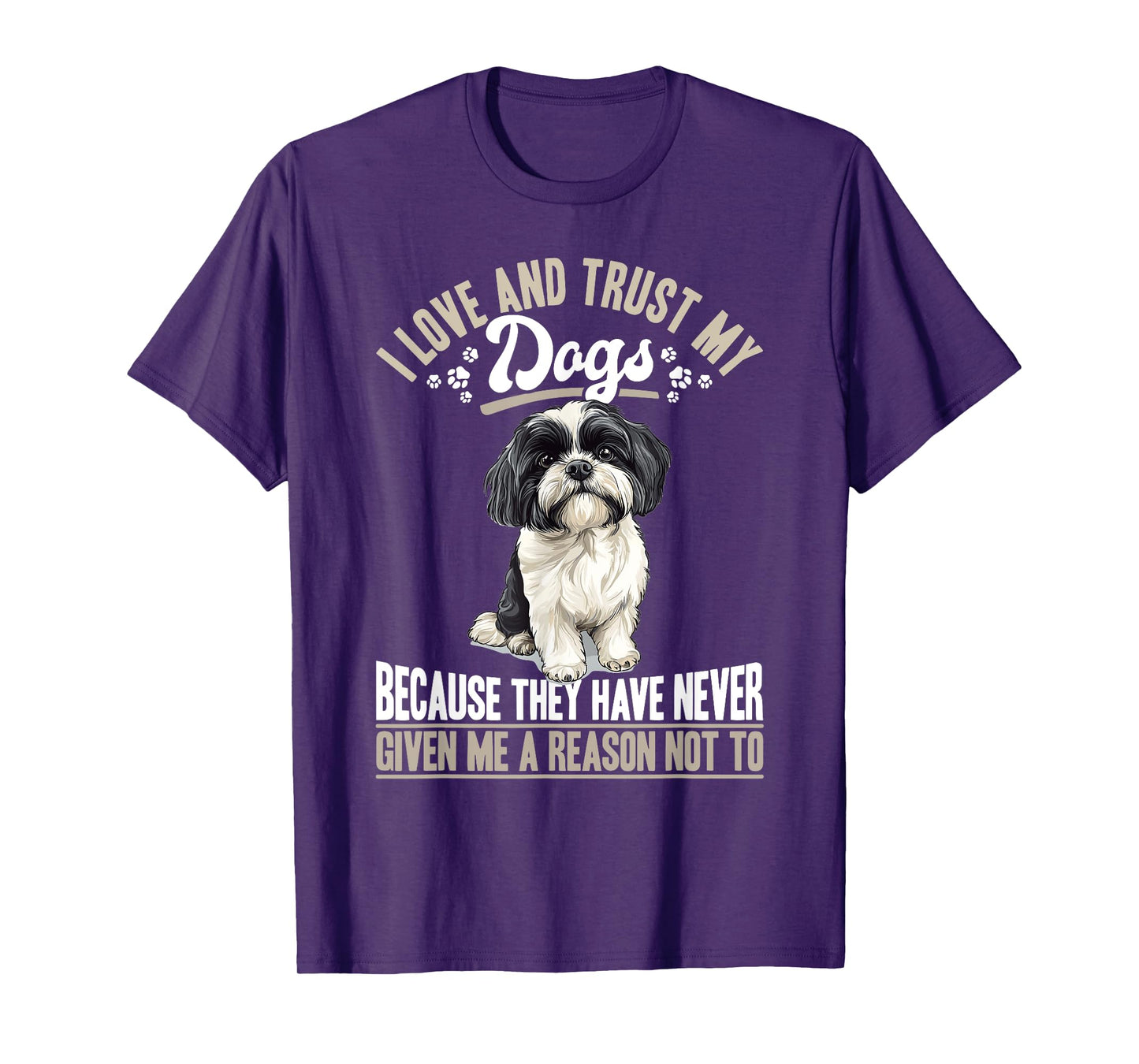 Shih Tzu Dog Owner Men Women Kids T-Shirt