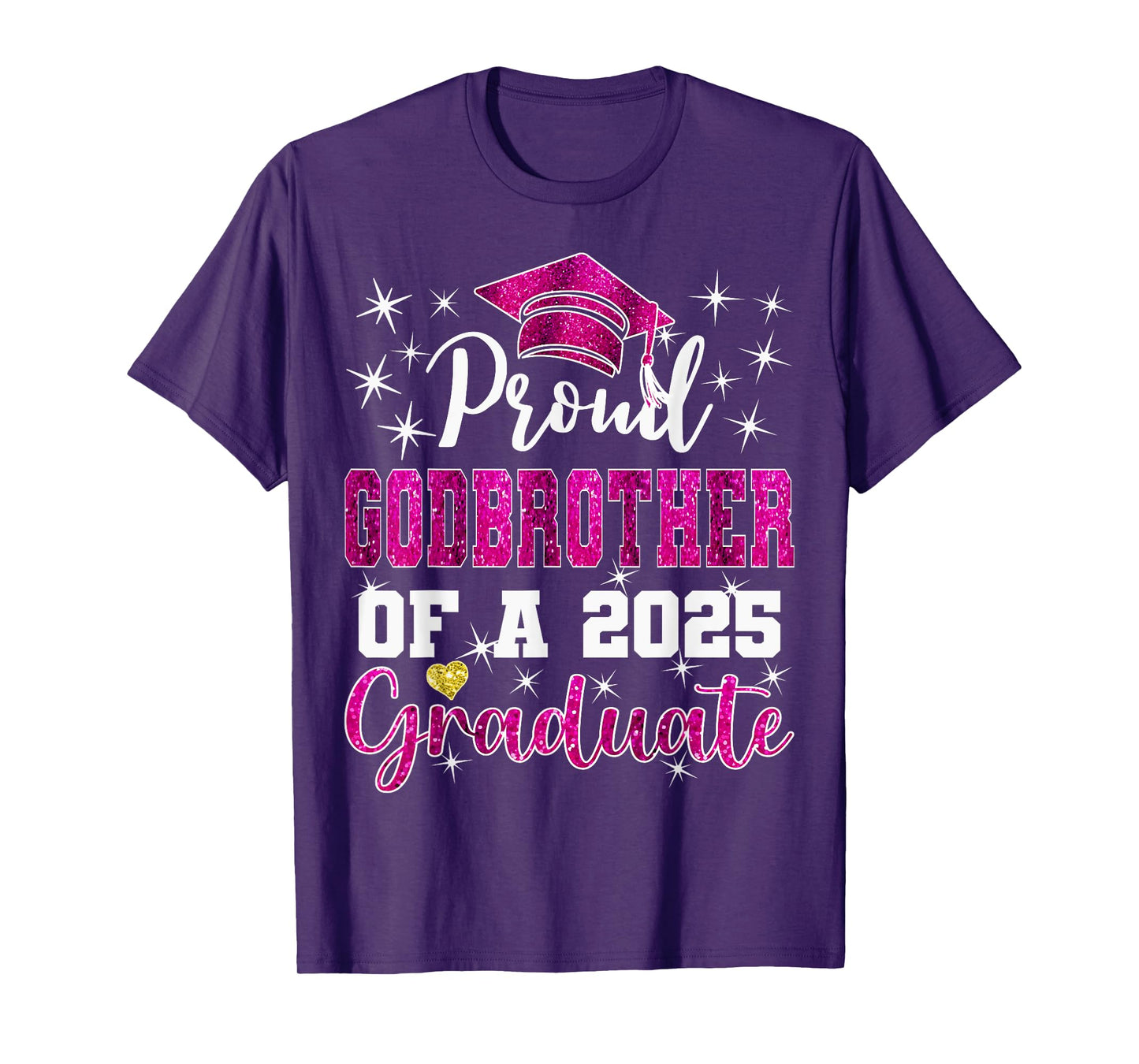 Super Proud Godbrother of 2026 Pinkuate Pinkuation Family T-Shirt