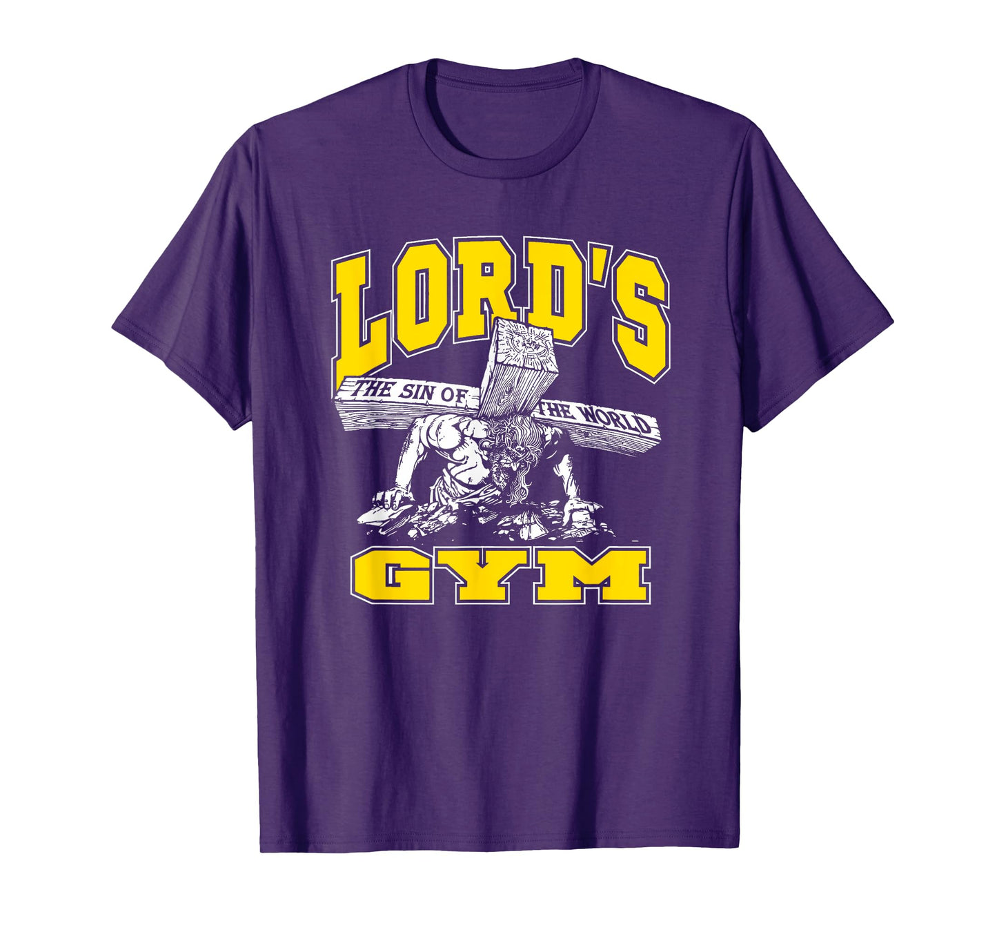 Lords Gym - Lord's The Sin of World Jesus T-Shirt