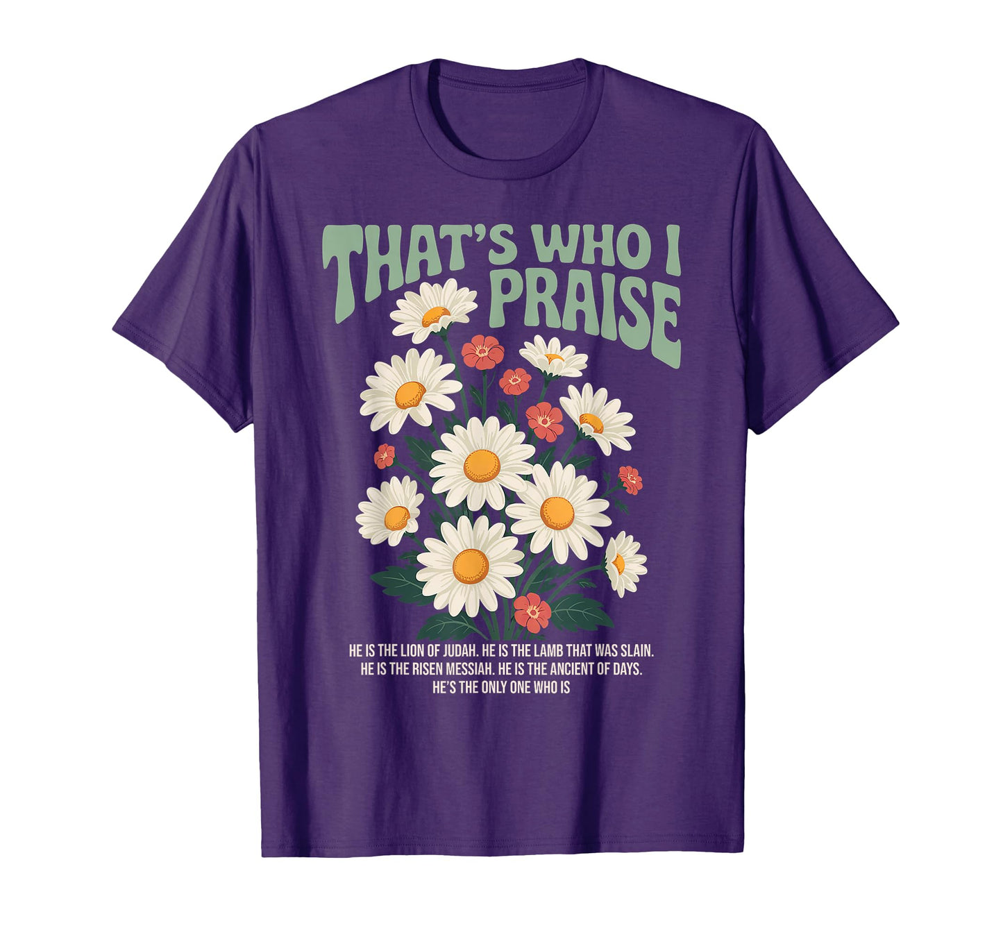 Brandon That's Who I Praise Jesus Christian Lake Merch T-Shirt