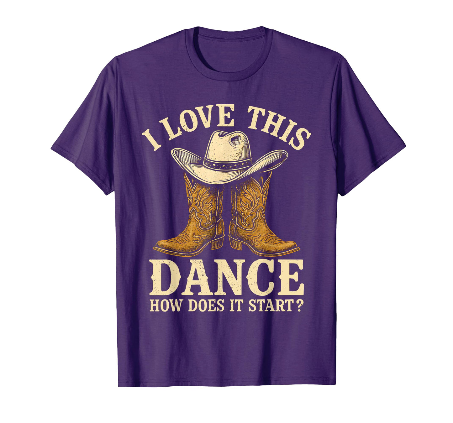 Retro How Does This Dance Start Line Dancer Country T-Shirt