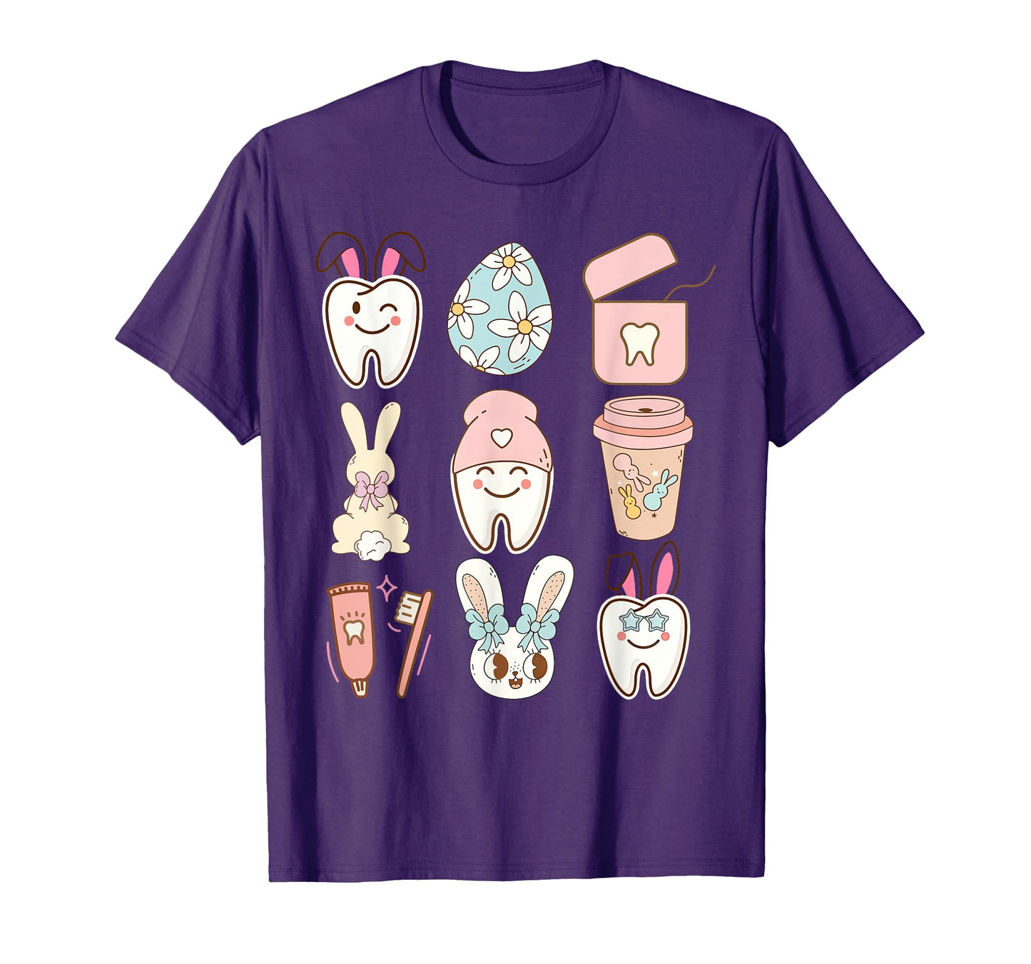 Easter Dental Assistant Tooth Bunny Dentist T-Shirt