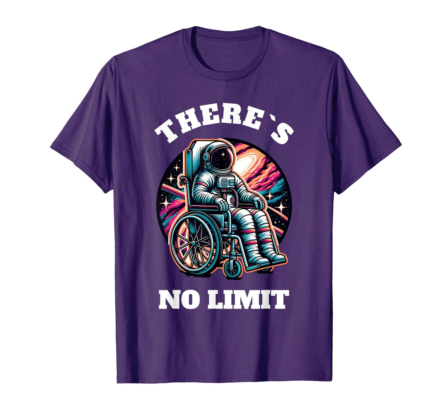 Wheelchair Astronaut Motivation Kids with Wheelchair T-Shirt