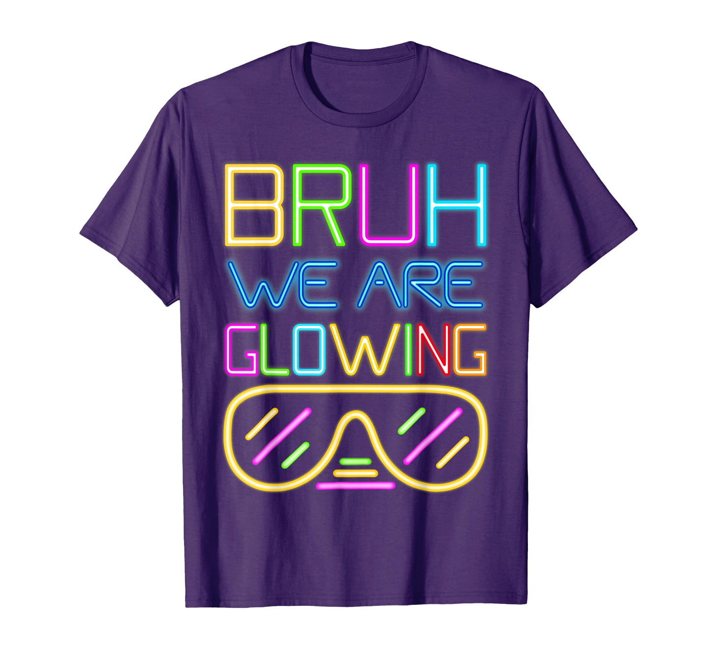 Bruh We Are Glowing In My Glowing Era Hello Summer Vacation T-Shirt