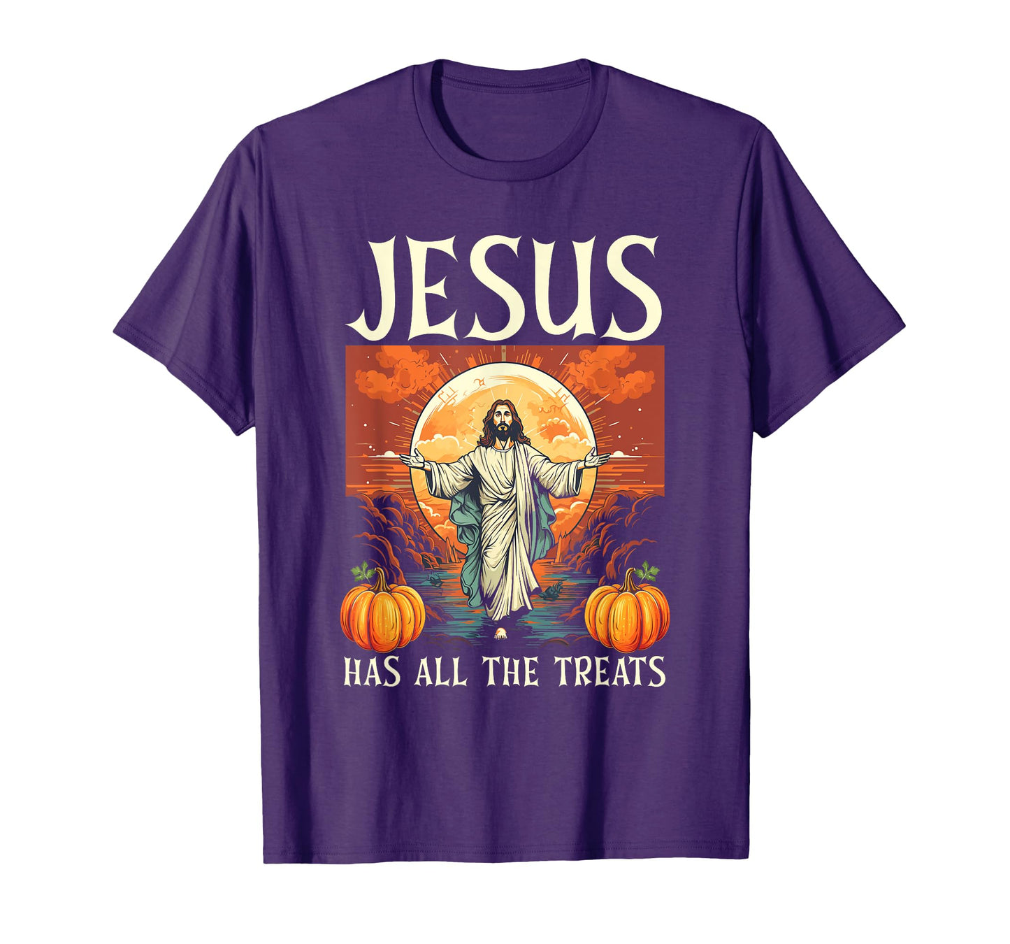 Christian Halloween Jesus Christ Trick Or Treat Christianity T-Shirt