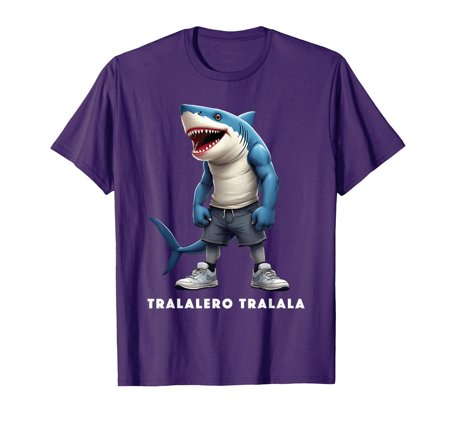 Tralalero Tralala Meme Tee Funny Shark Quote Italian Saying T-Shirt