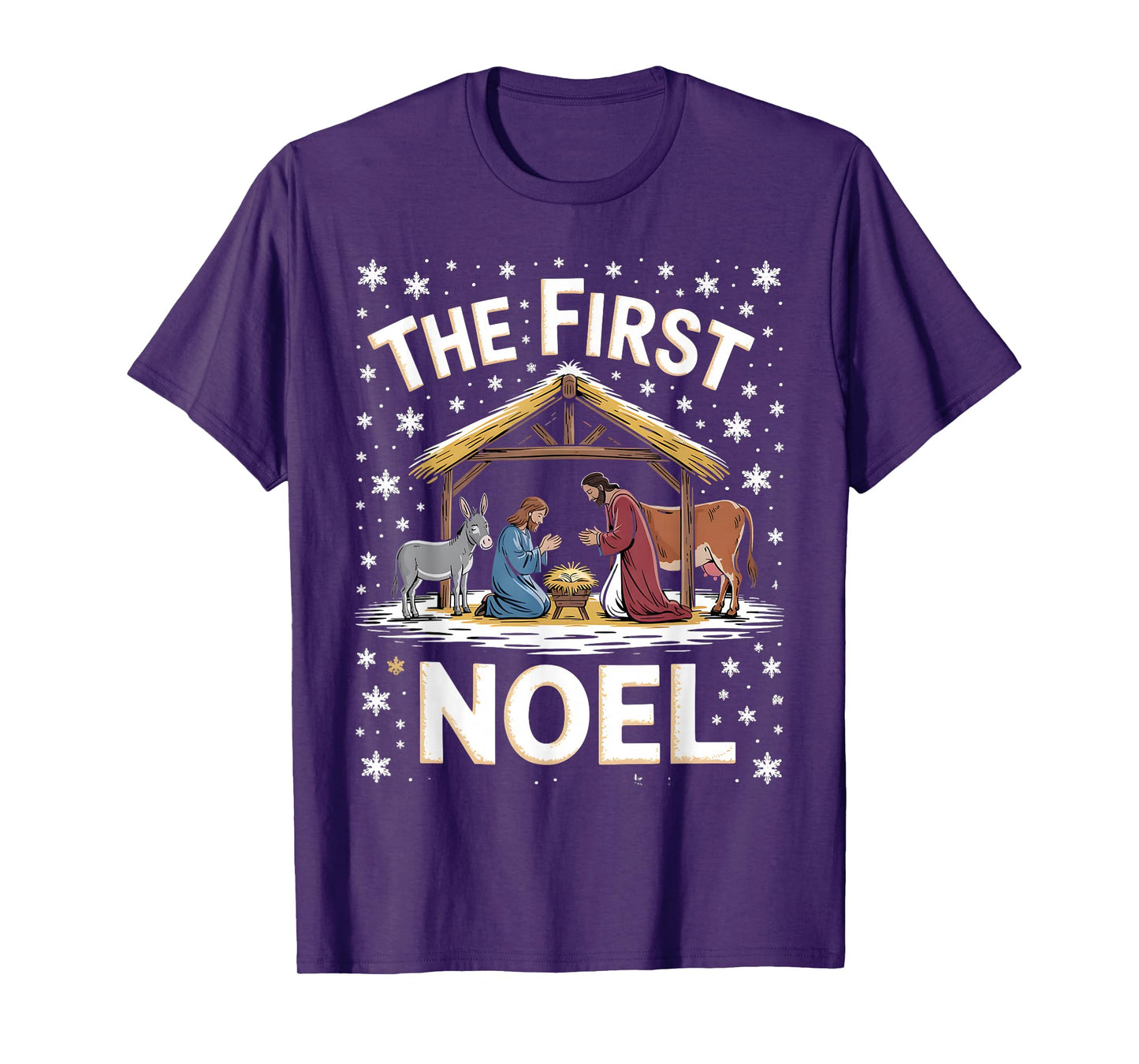 Christian Christmas First Noel Celebrate The Nativity T-Shirt