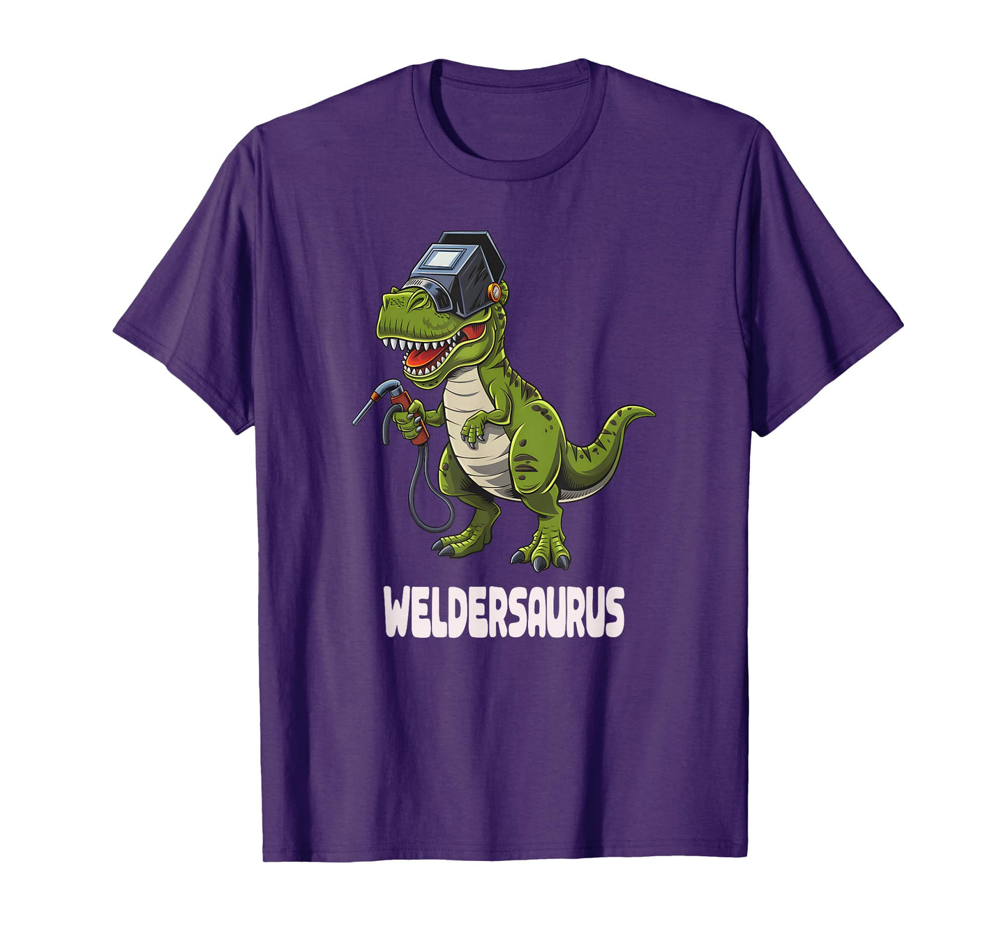 Welder T-rex Funny Weldersaurus Dino Steel Worker Dinosaurs T-Shirt