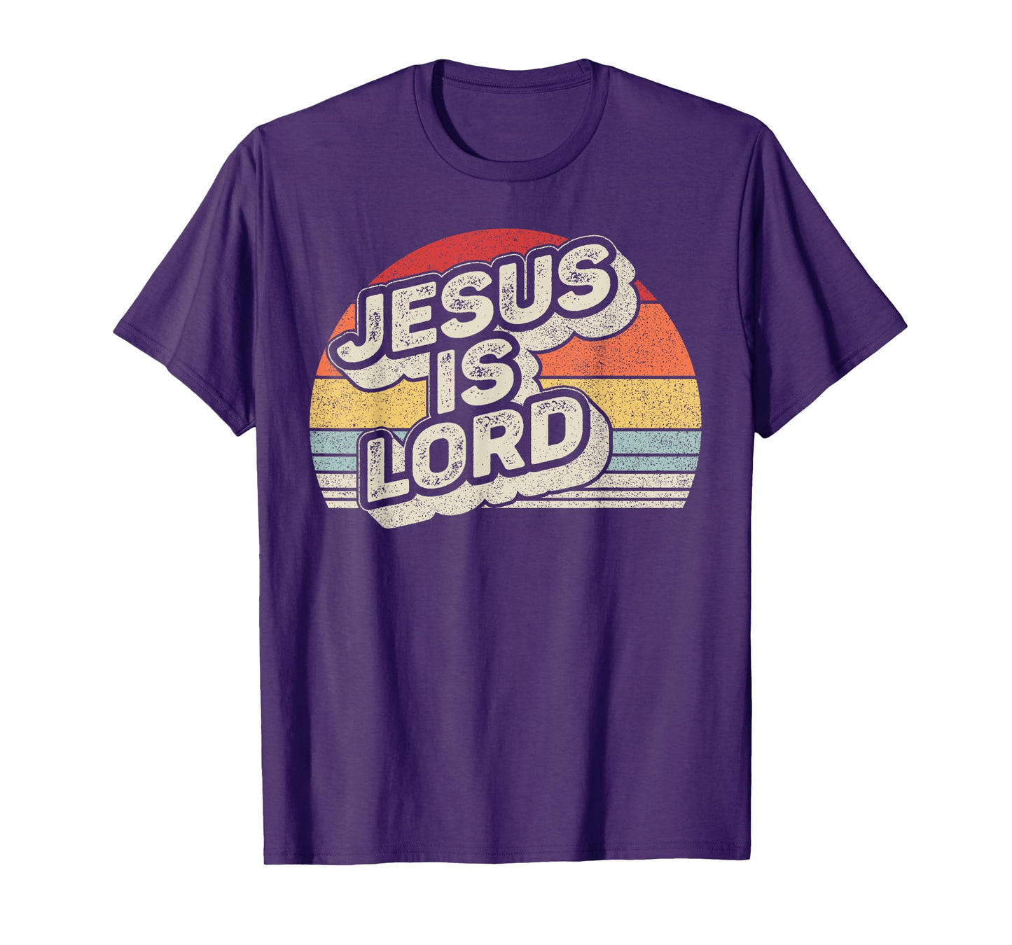 Retro Vintage Jesus Is Lord Christian Faith Christ T-Shirt