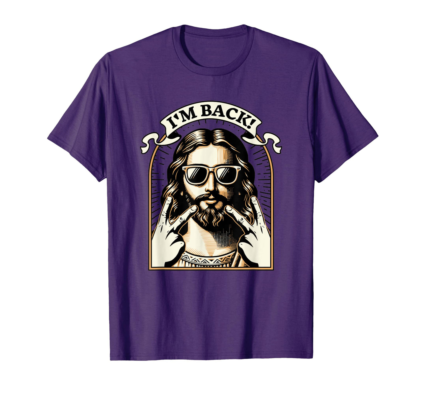 I'm Back Jesus Christ Funny Meme Jesus Faith God T-Shirt