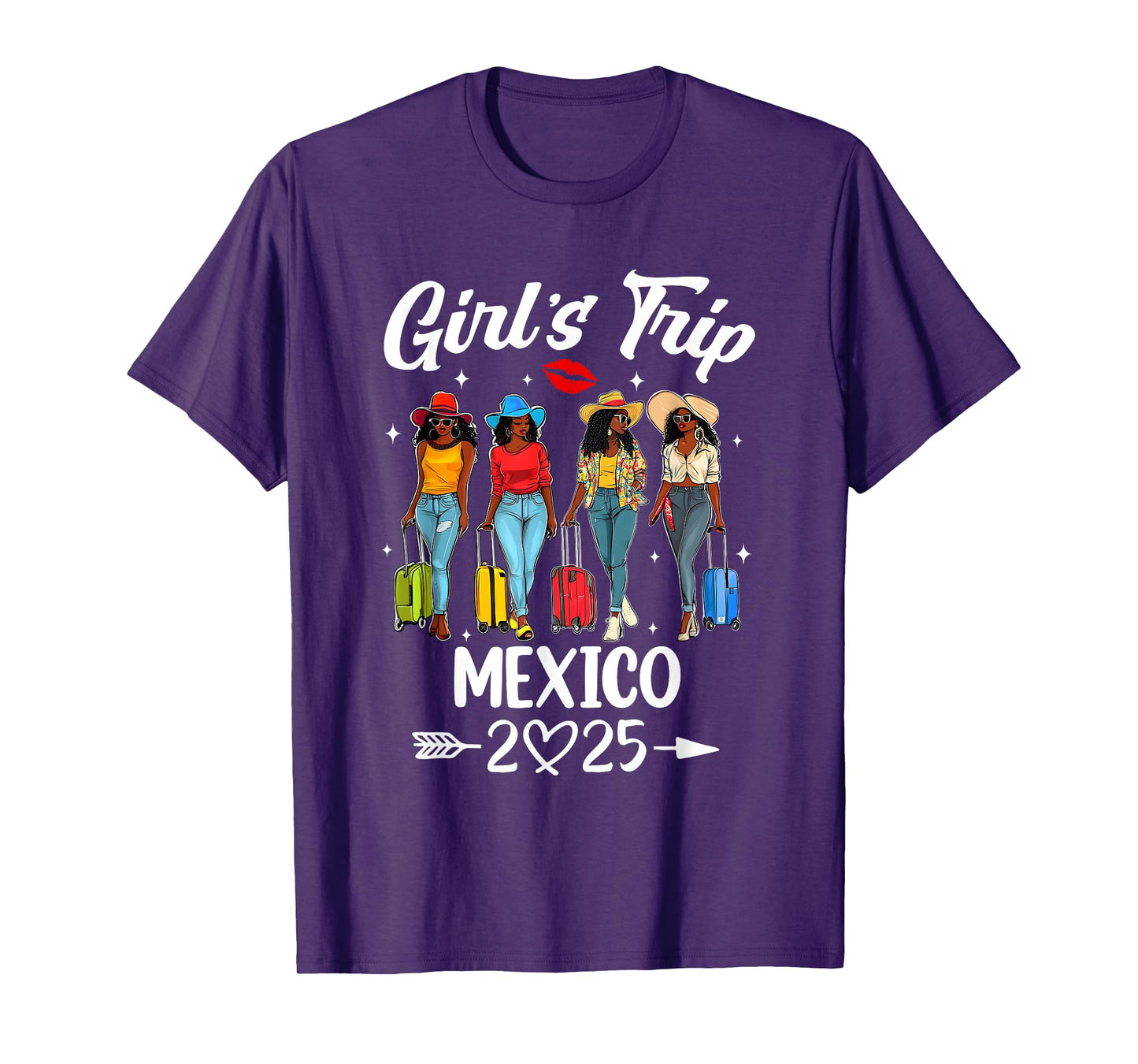 Mexico Girls Trip 2025 Birthday Squad Women Vacation T-Shirt