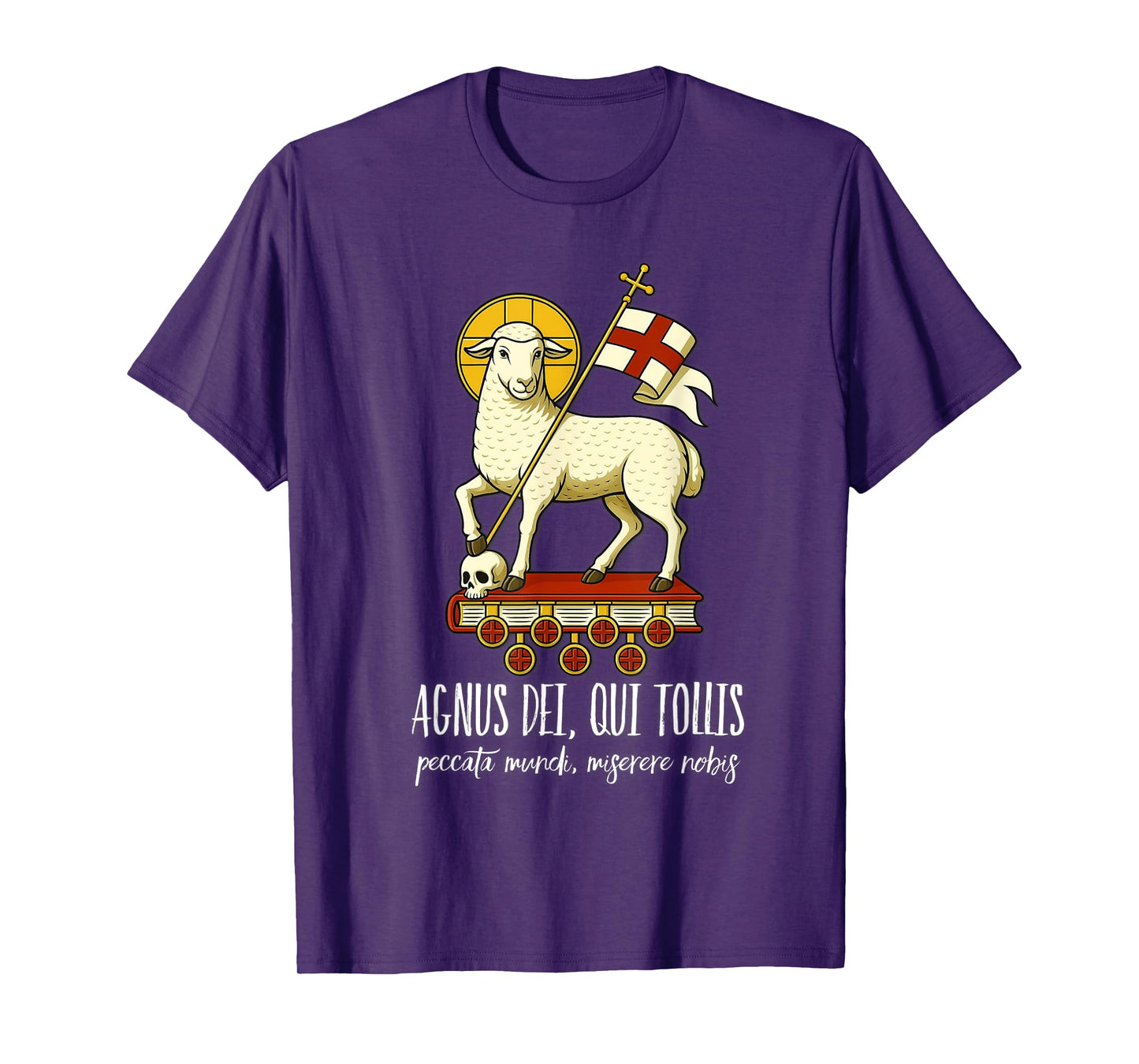Agnus Dei Sanctus Traditional Latin Mass Catholic T-Shirt