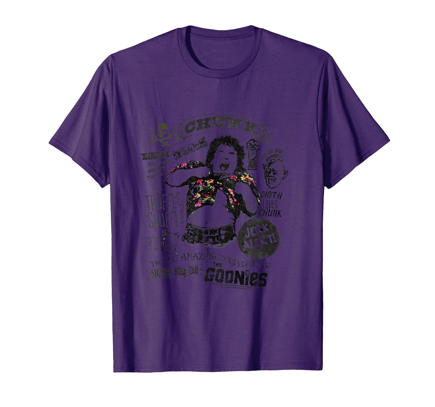 Kids The Goonies Chunk Truffle Shuffle Movie Quotes Kids T-Shirt