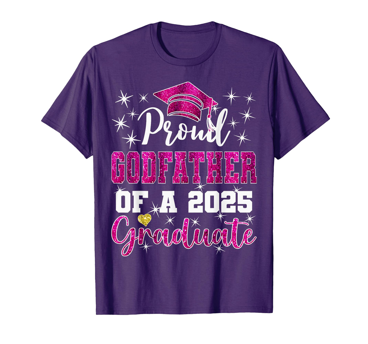 Super Proud Godfather of 2026 Pinkuate Pinkuation Family T-Shirt