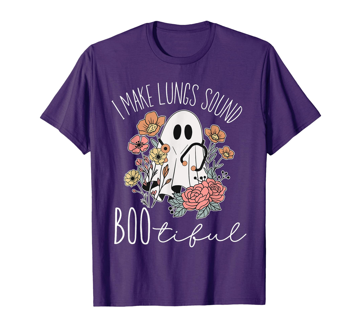 I Make Lungs Sound Boo Tiful Halloween Respiratory Therapist T-Shirt