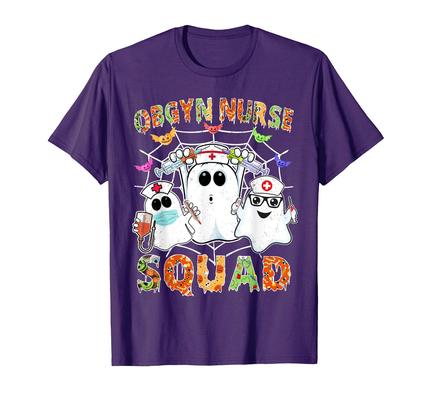 OBGYN Nurse Squad Boo Halloween Matching Ob-gyn RN T-Shirt