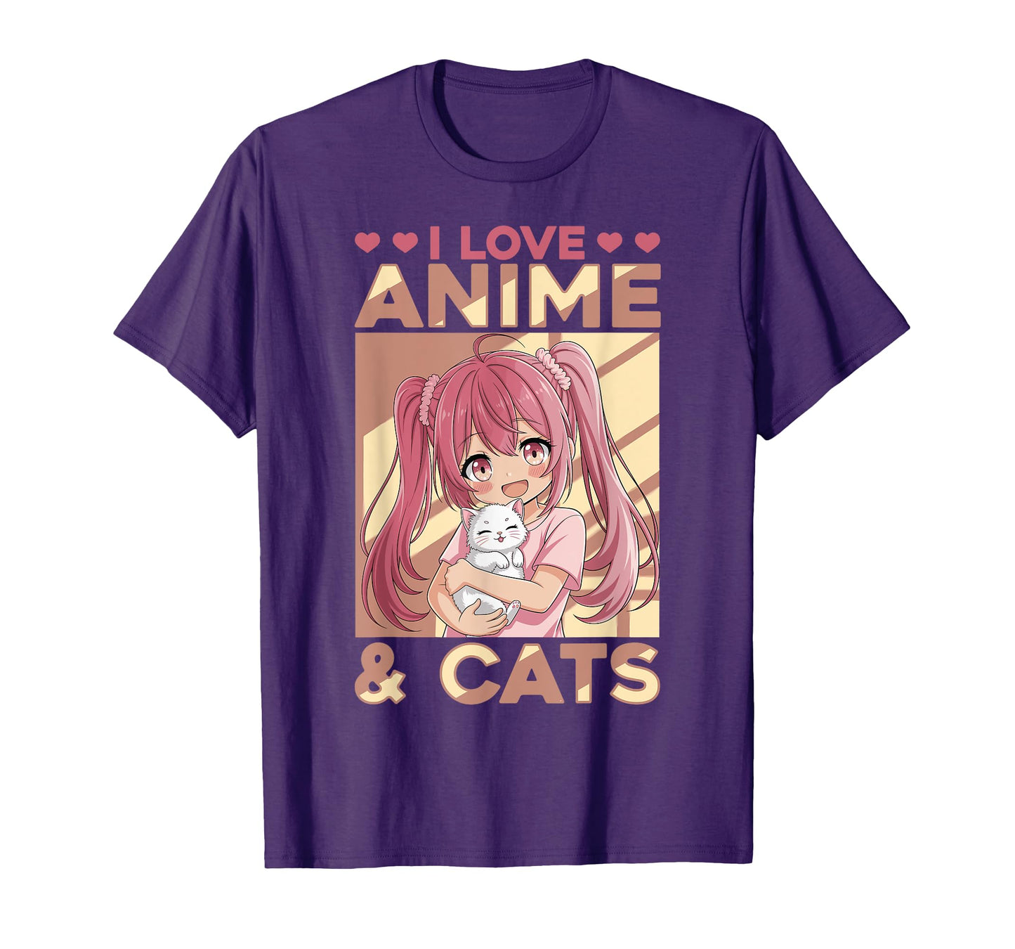 Anime & Cats Kawaii T-Shirt