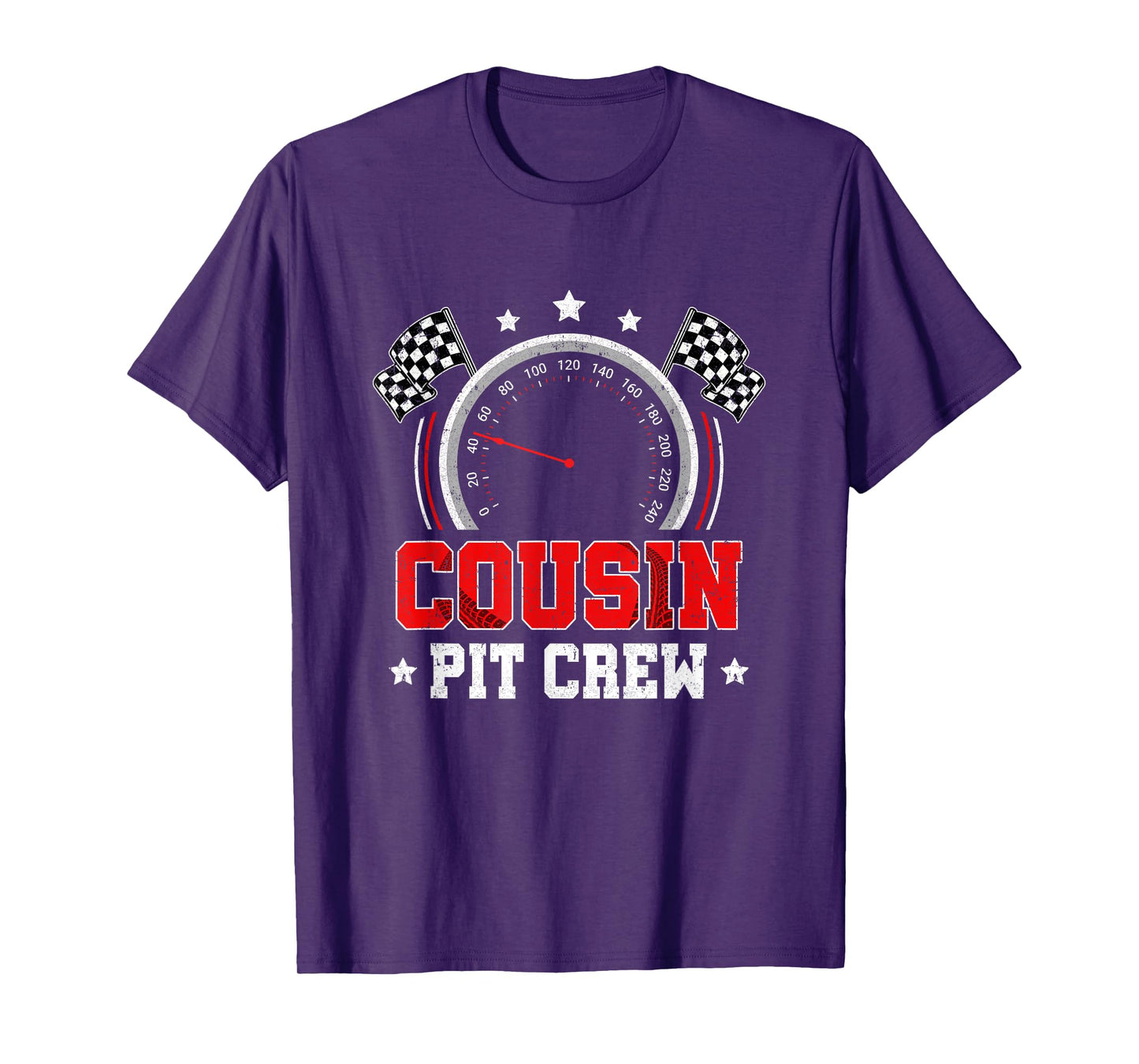 Cousin Pit Crew Race Car Birthday Party Racing Family T-Shirt