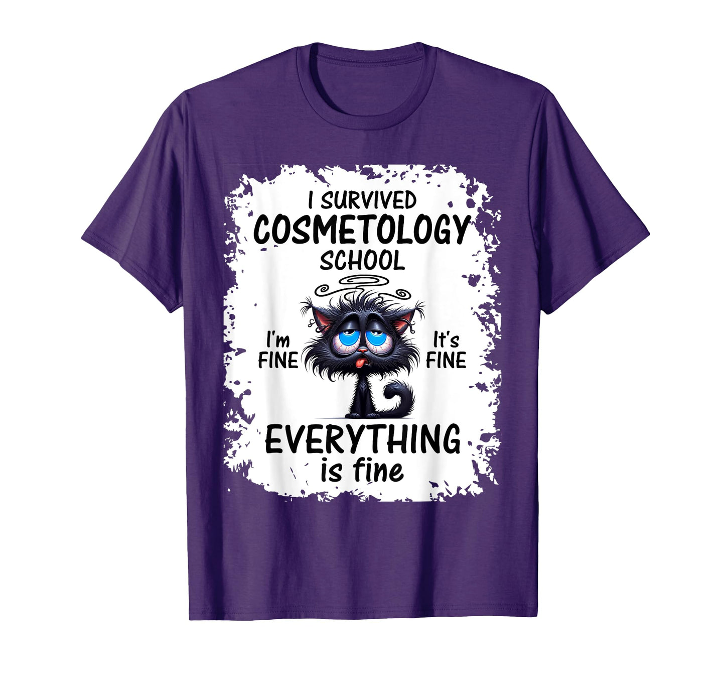 I Survived Cosmetology School Graduation 2025 2026 T-Shirt