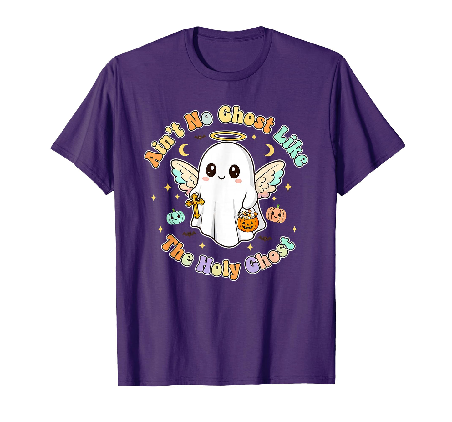 The Only Ghost I Know is The Holy Ghost Halloween Boo Bible T-Shirt