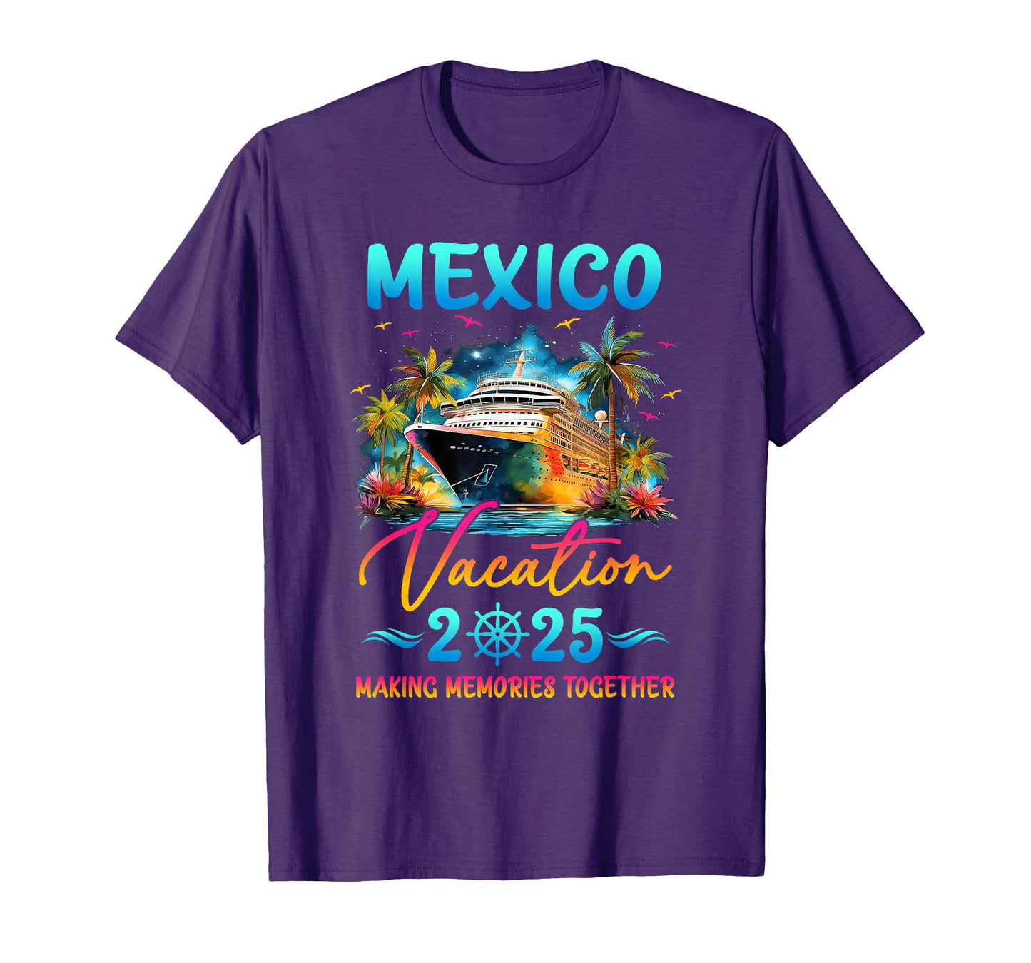 Mexico Family Vacation 2025 Matching Group Summer T-Shirt