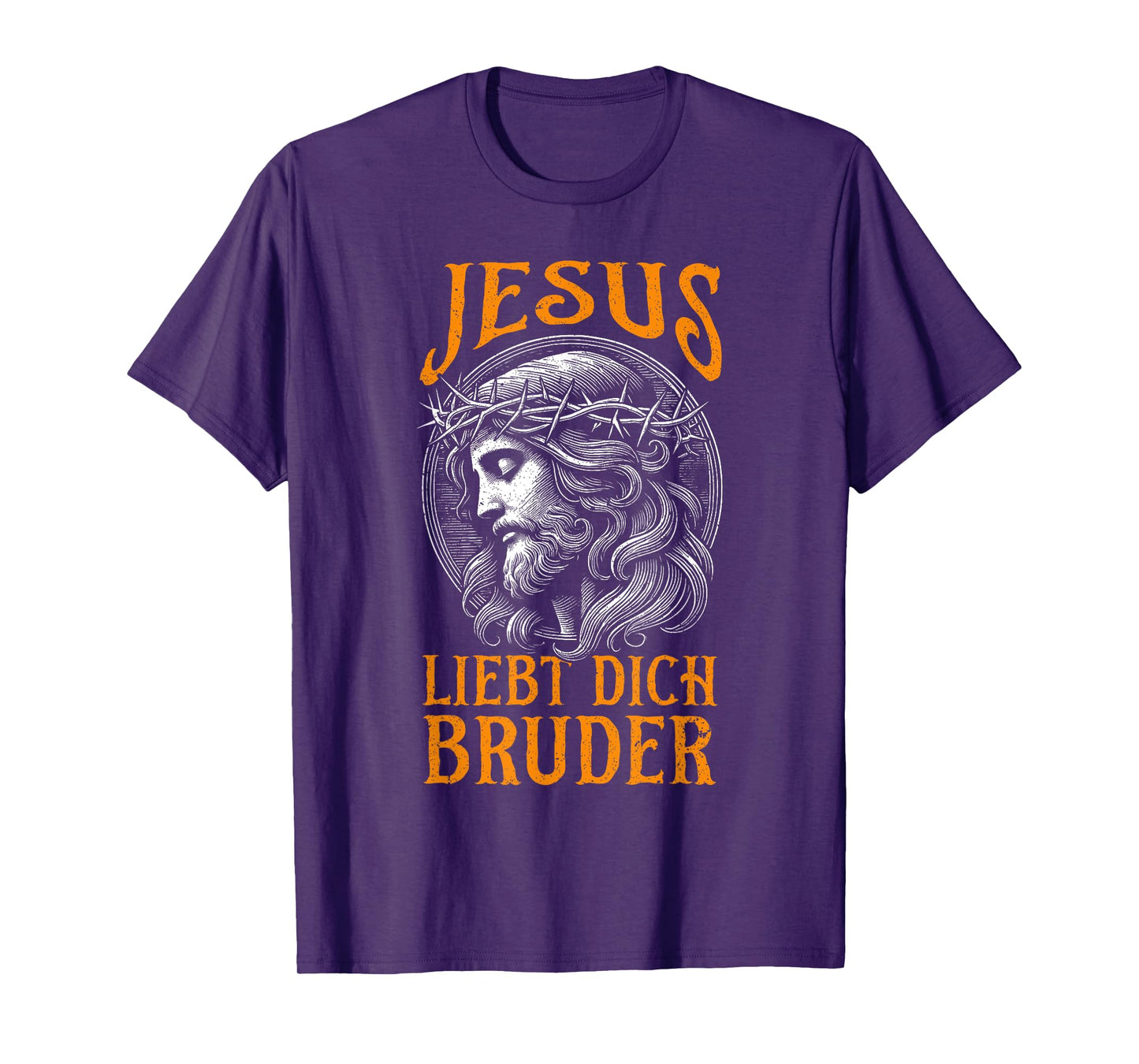 Jesus Liebt Dich Brother God Christian Catholics Christians T-Shirt