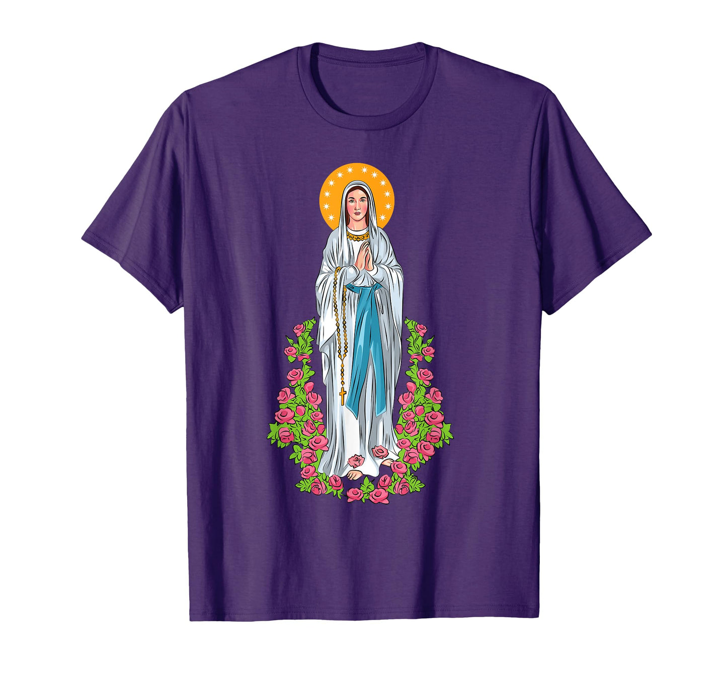 OUR LADY OF LOURDES. VIRGIN MARY T-Shirt