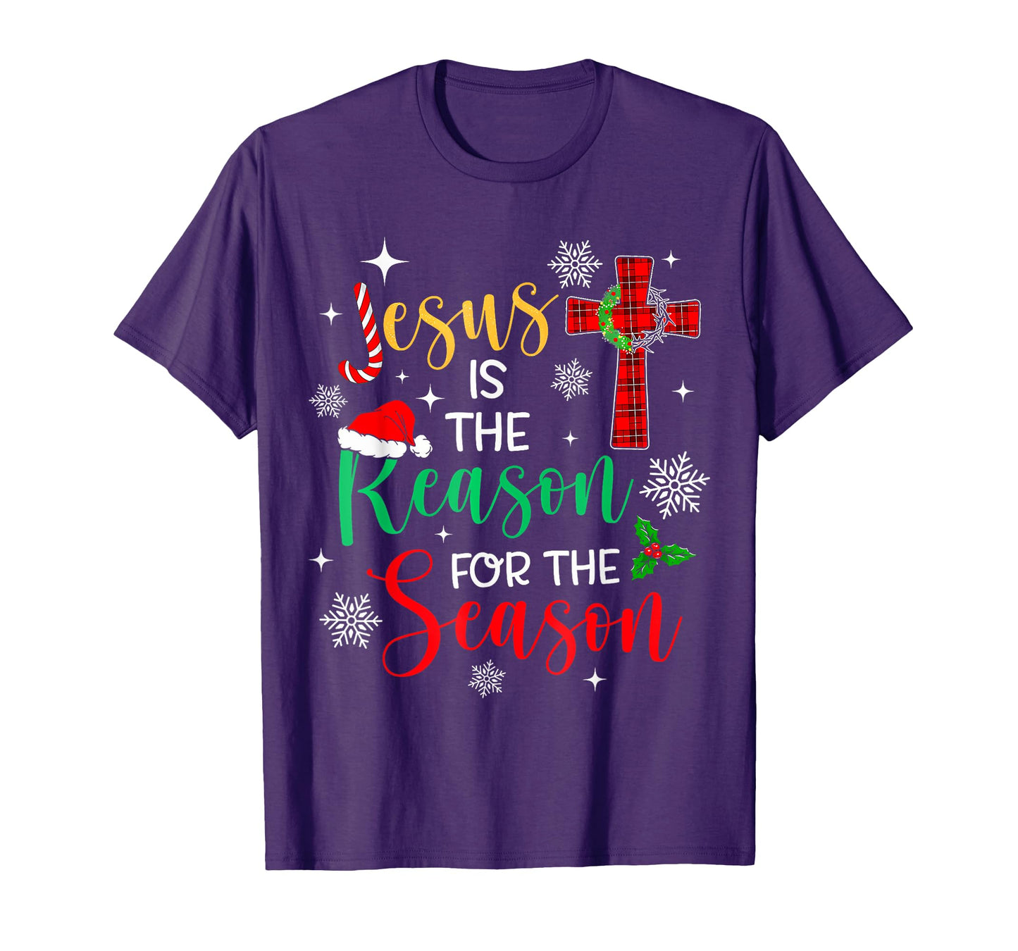 Jesus Is The Reason For The Season Christian Faith Christmas T-Shirt