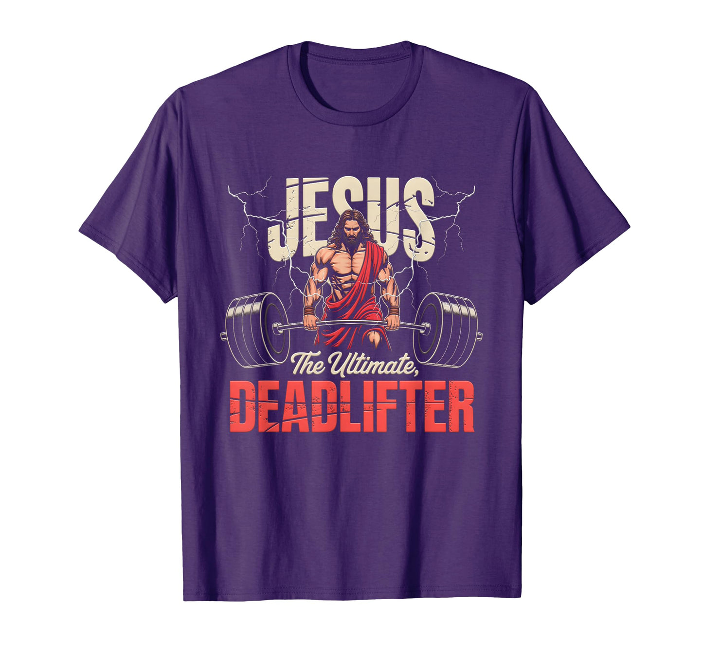 Religious Christian Workout Gym Jesus The Ultimate Deadlift T-Shirt