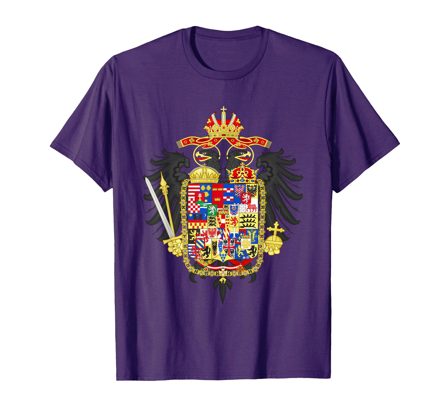 Habsburg Coat of Arms T-Shirt Holy Roman Empire Graphic Tee T-Shirt