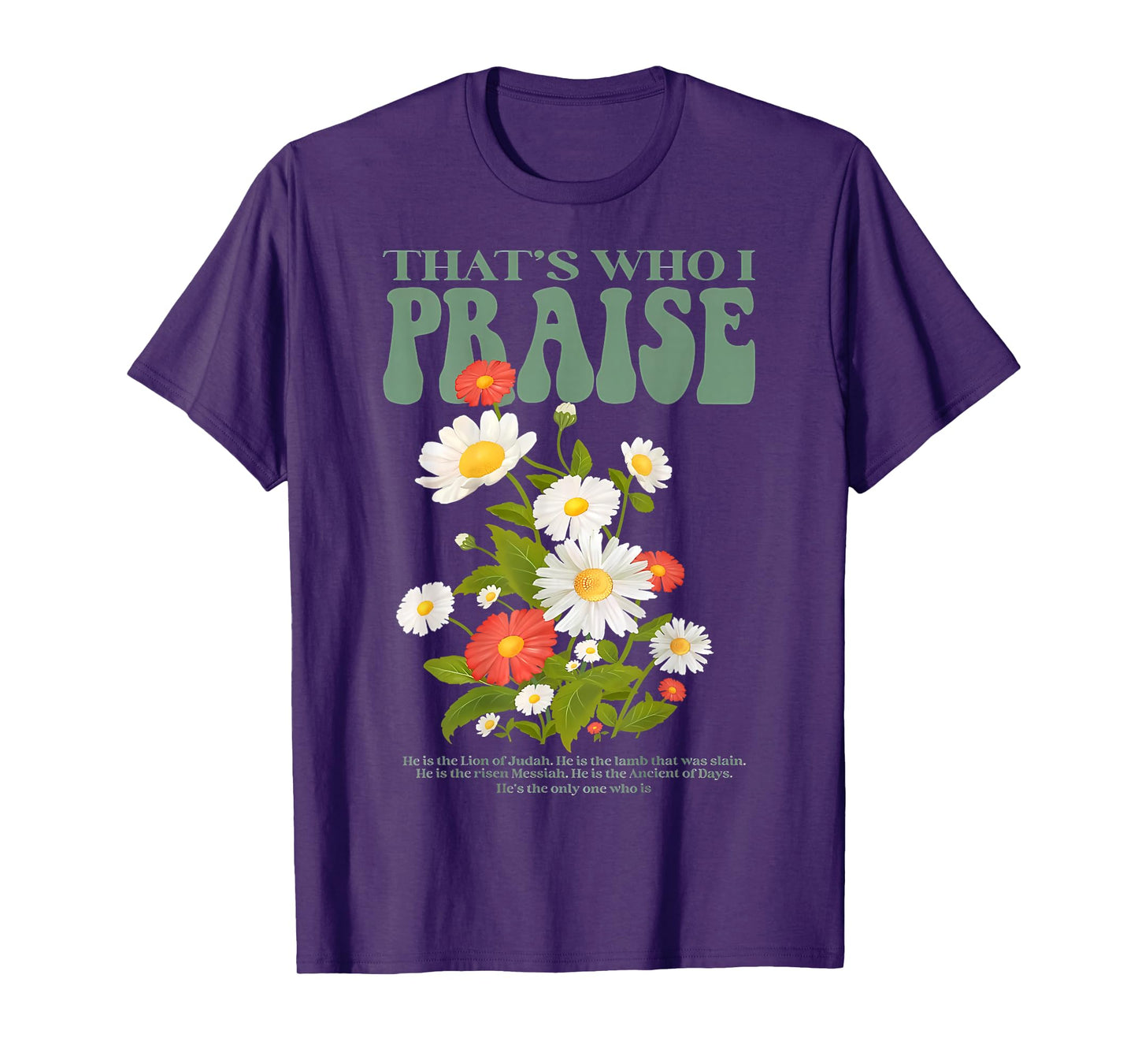 Brandon That's Who I Praise Jesus Christian Lake Merch T-Shirt