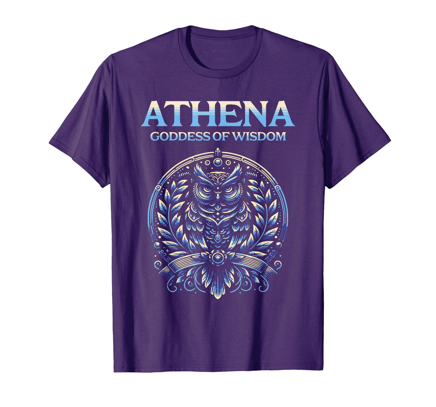 Athena Goddess of Wisdom Athenian Owl T-Shirt
