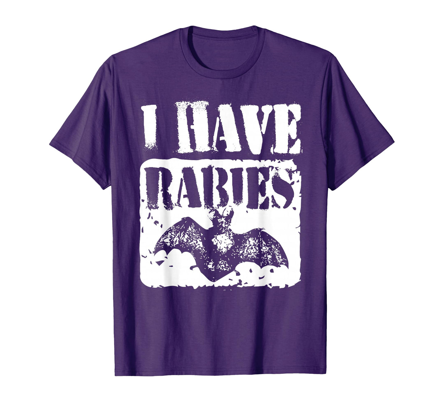 I Have Rabies Funny Bat Meme Vintage Tee T-Shirt
