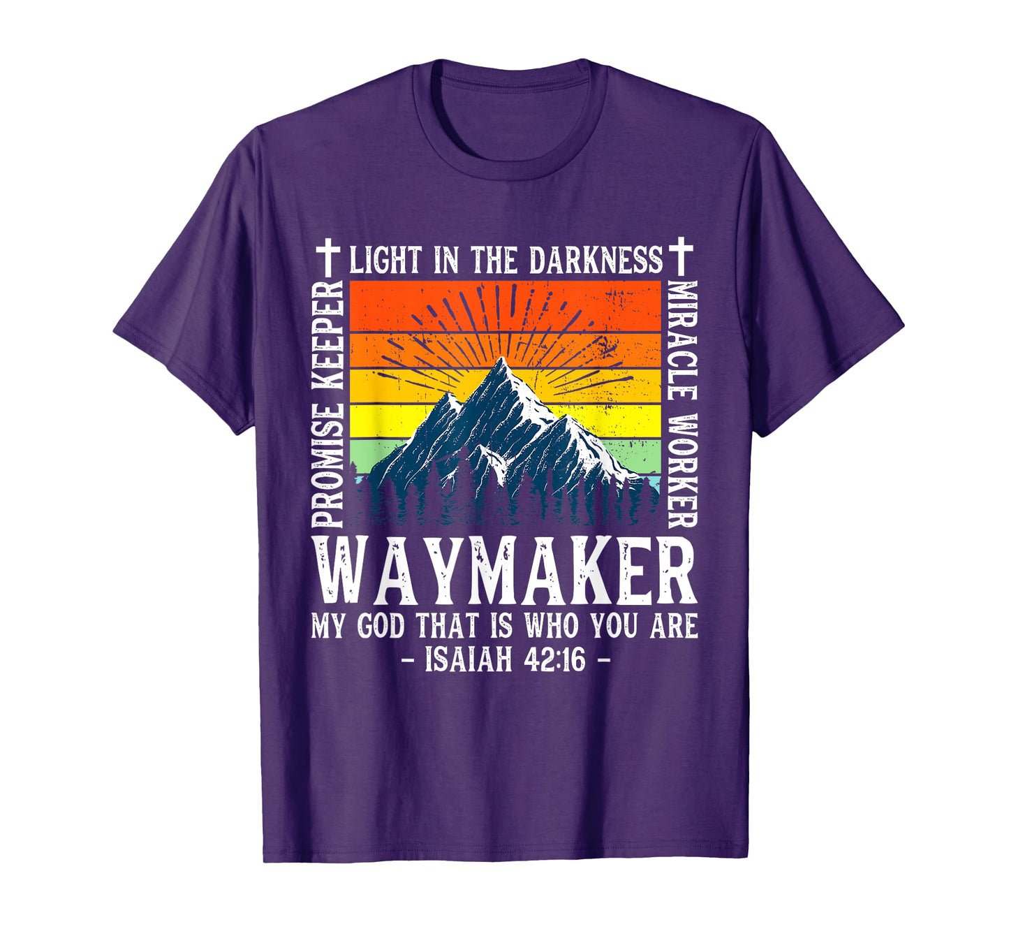 Waymaker Miracle Worker Promise Keeper Shirt Christian T-Shirt