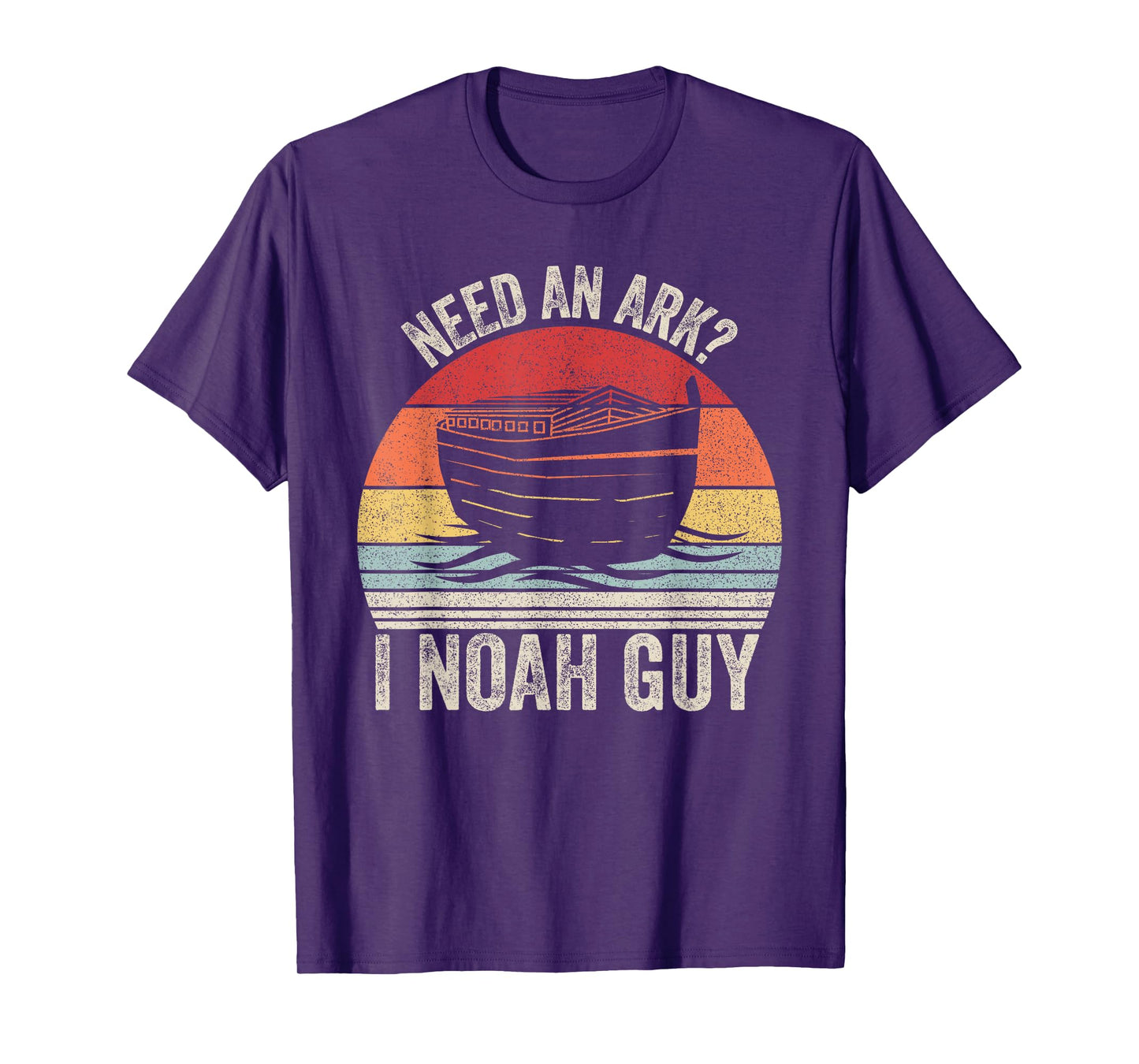Catch Some Rays Retro Need An Ark? I Noah Guy Christian Gifts Pun Funny T-Shirt