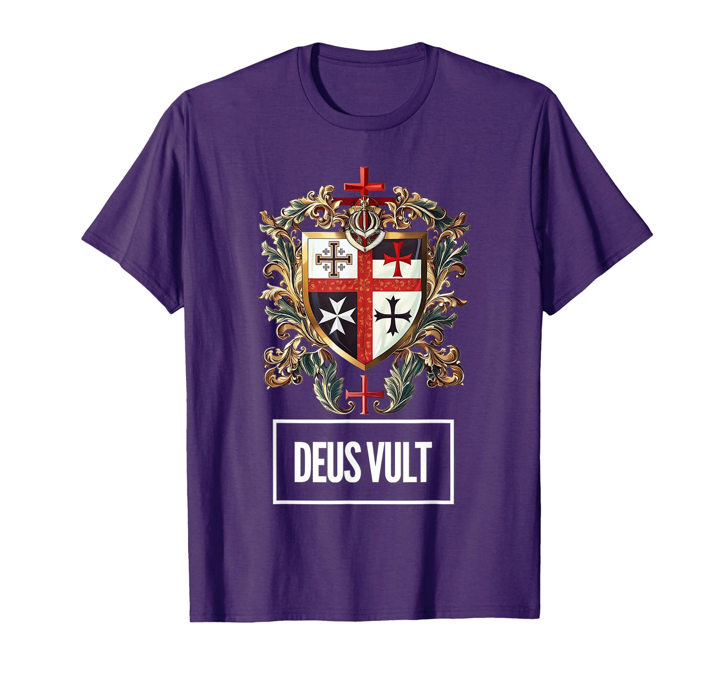 Catholic Knight Templar Crusader Cross Latin T-Shirt