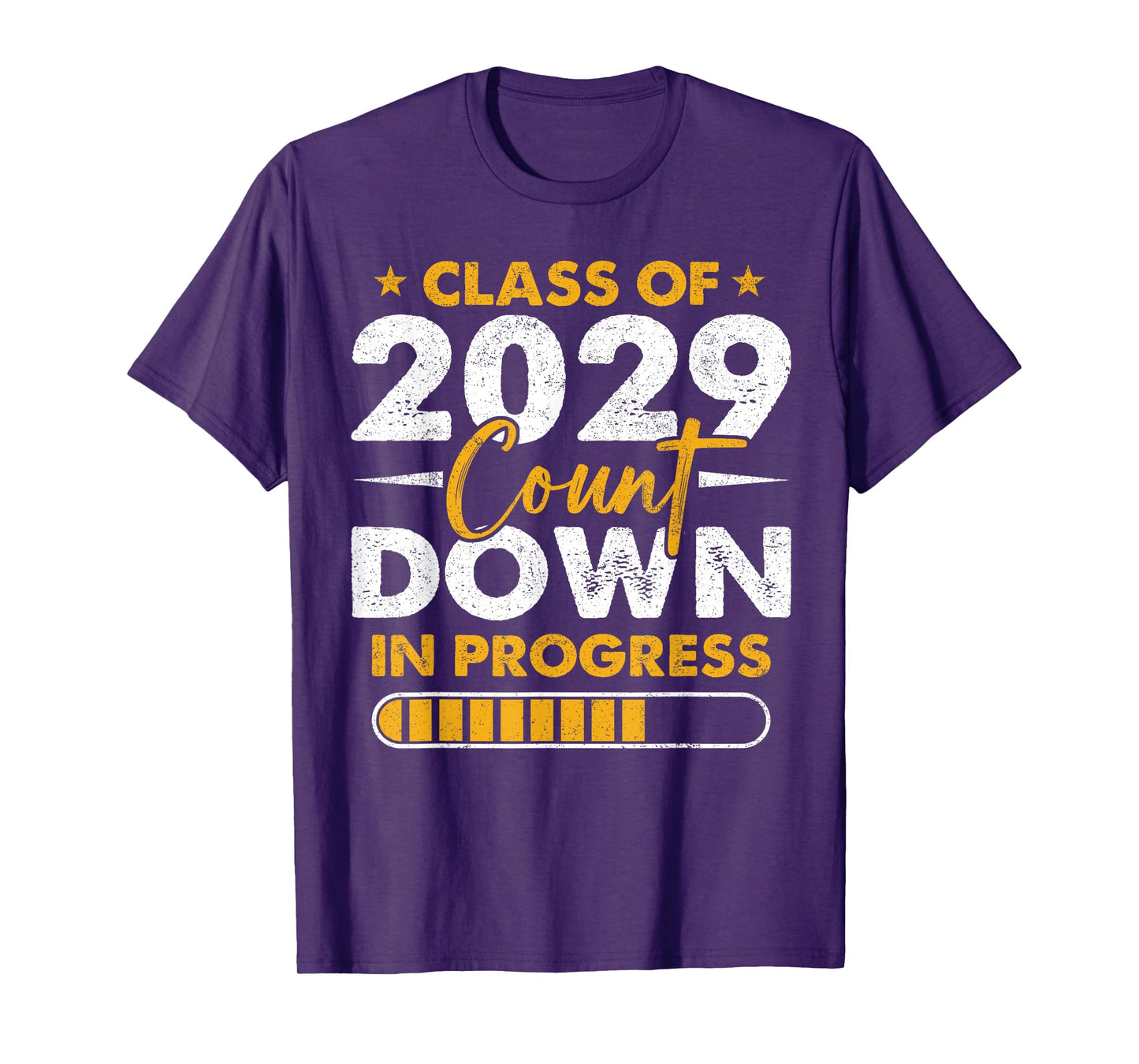Class of 2029 Count Down In Progress Graduation 8th Grade T-Shirt
