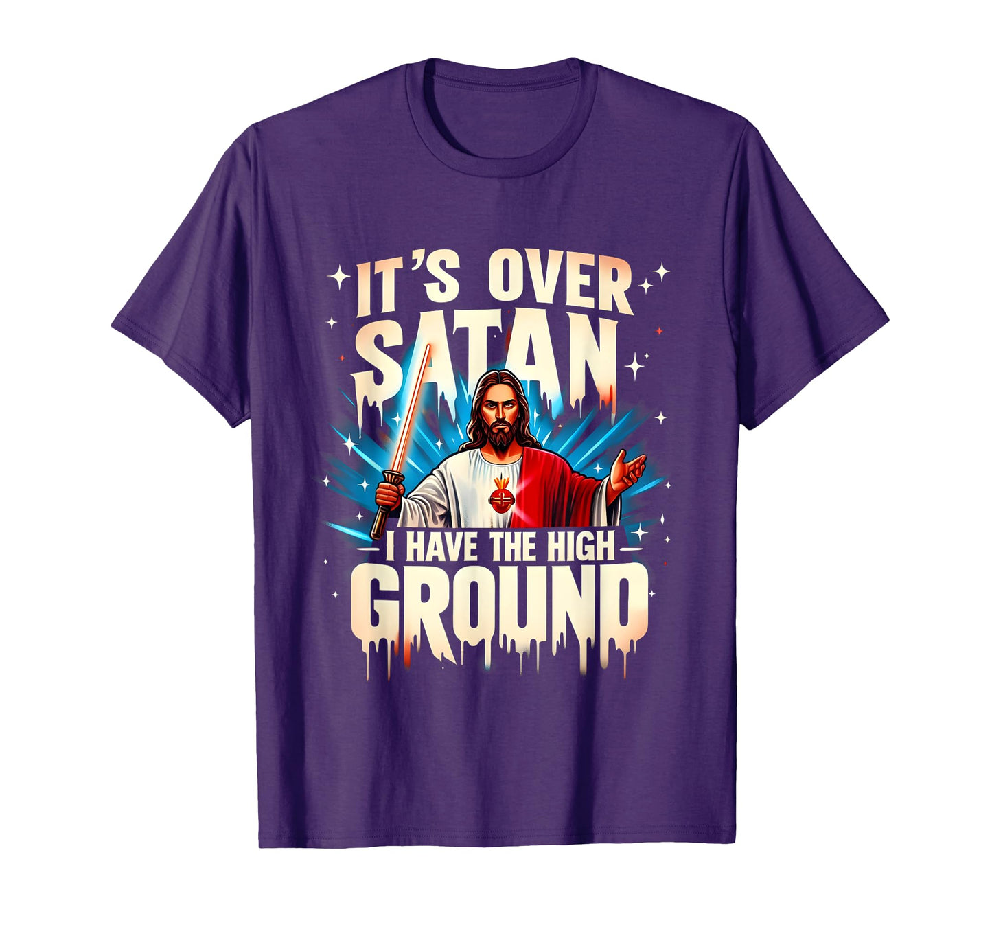 It's Over Satan I Have The High Ground Happy Easter Day T-Shirt