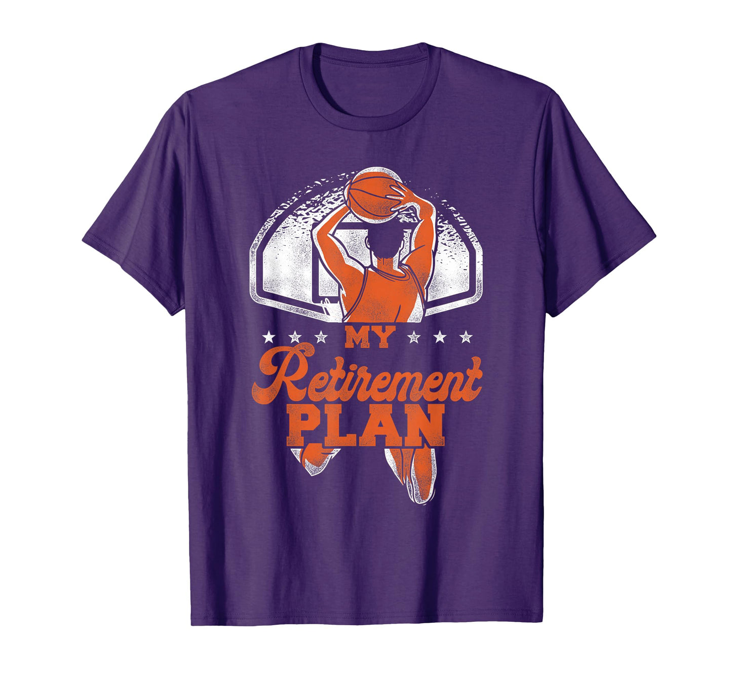 Basketball Bball Retirement My Retirement Plan T-Shirt