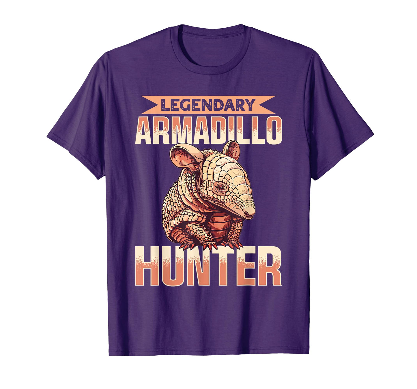 Funny Armadillo Animal Legendary Armadillo Hunter T-Shirt