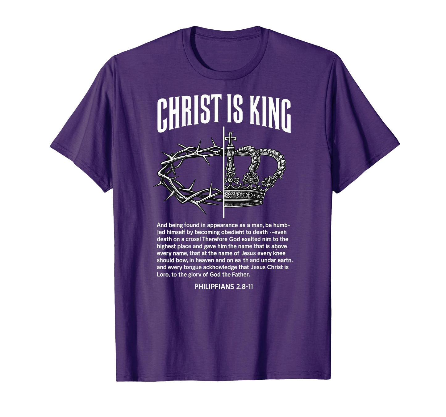 Christ is King X Faith Community Church Crown Love T-Shirt