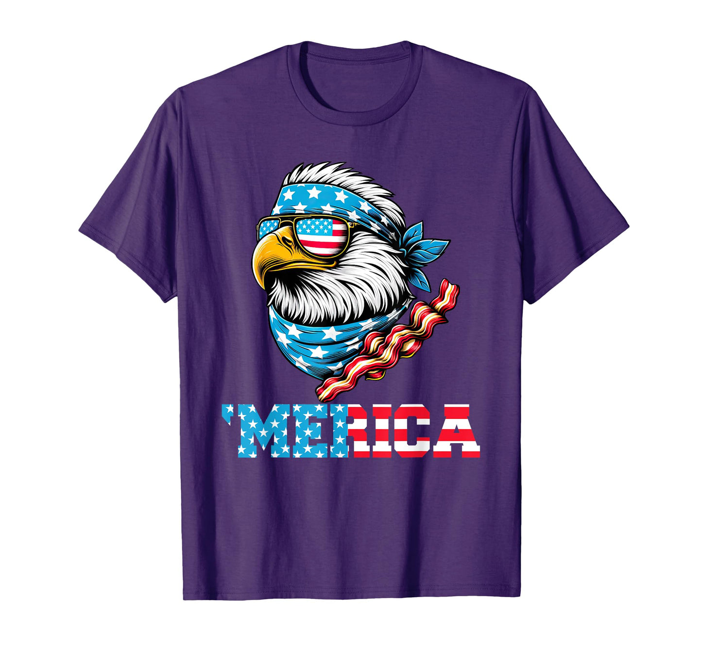 Merican Patriotic Apparel July 4th Celebrations USA Pride T-Shirt