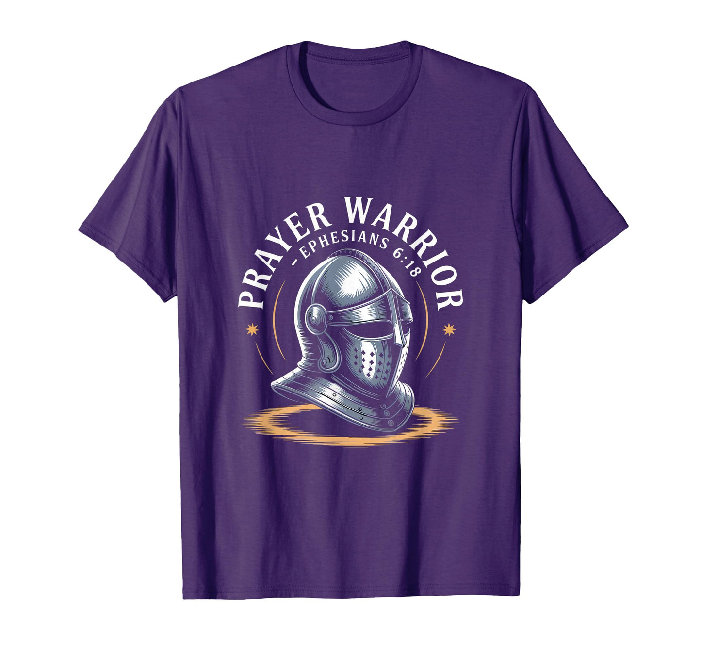 Christian Prayer Warrior Ephesians 6 18 Armor of God T-Shirt