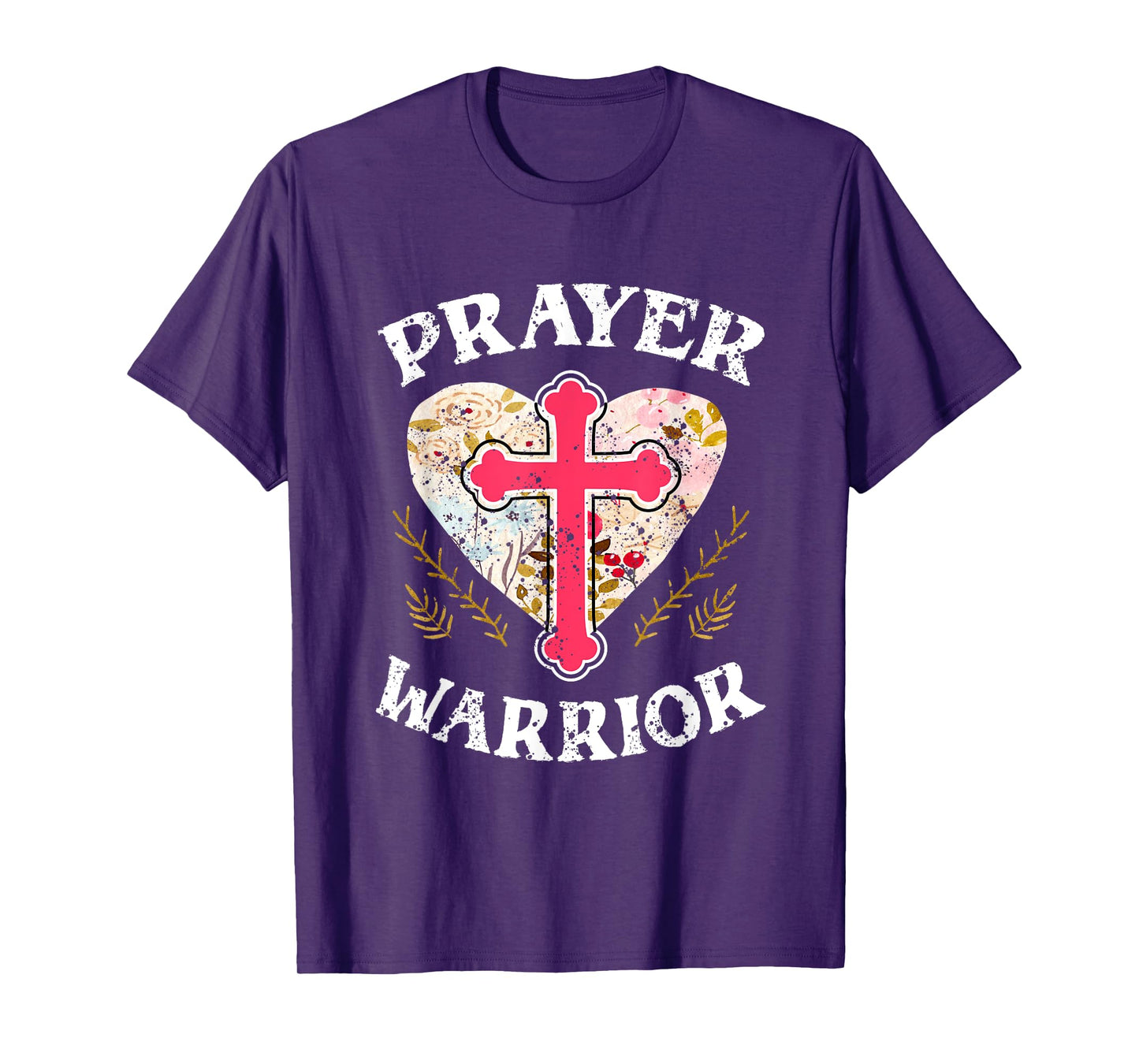 Religion Christian Prayer Warrior Spiritual Faith Jesus Gift T-Shirt