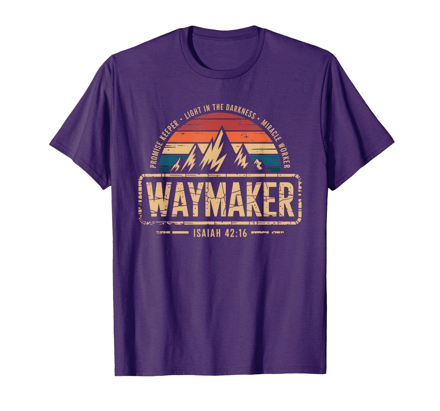 Waymaker Tshirt Promise Keeper Miracle Worker God Christian T-Shirt