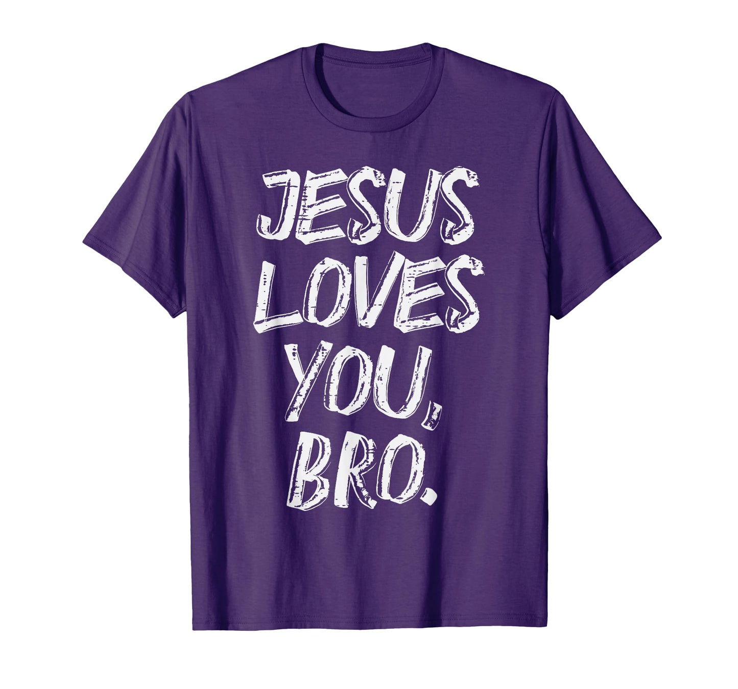 Jesus Loves Bro Religious God Jesus Christian Kids Men T-Shirt