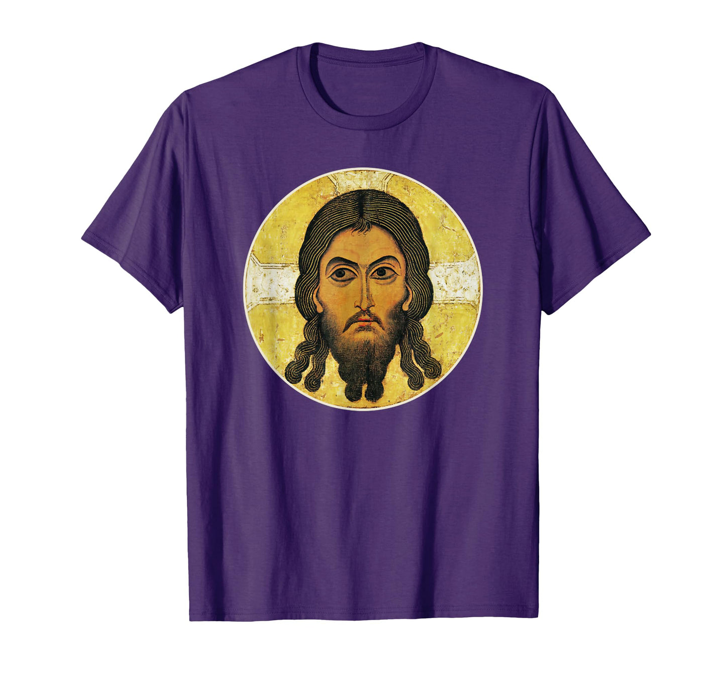 Vintage Christ Acheiropoietos Holy Face Of Jesus Orthodox T-Shirt