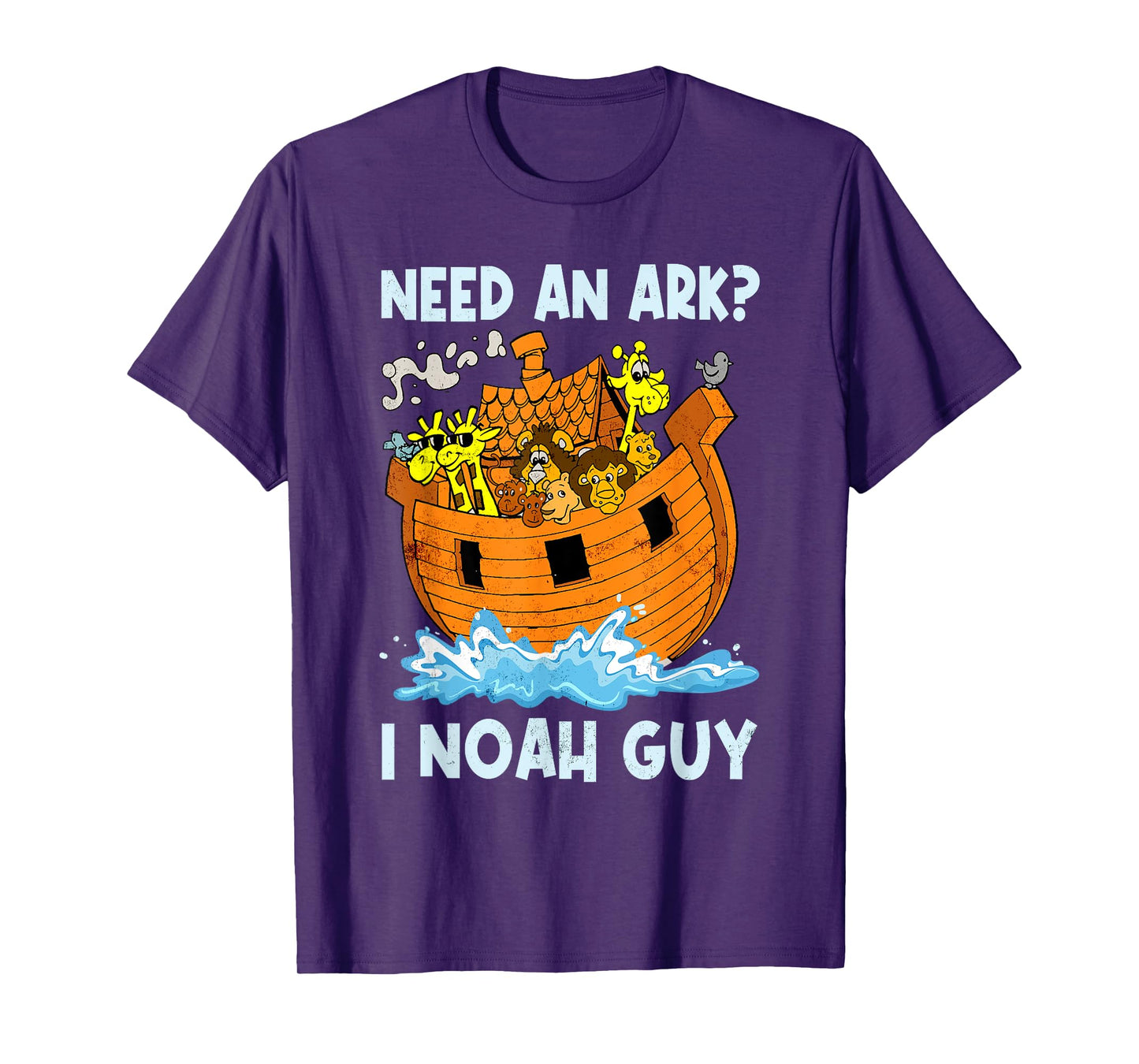 Need An Ark I Noah Guy Retro Christian Religion Bible Verse T-Shirt