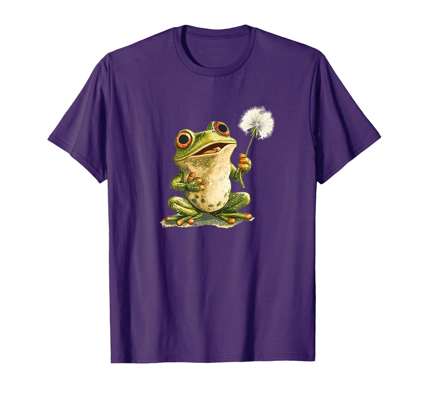 Nice Frog blows Dandelion Flower Costume T-Shirt